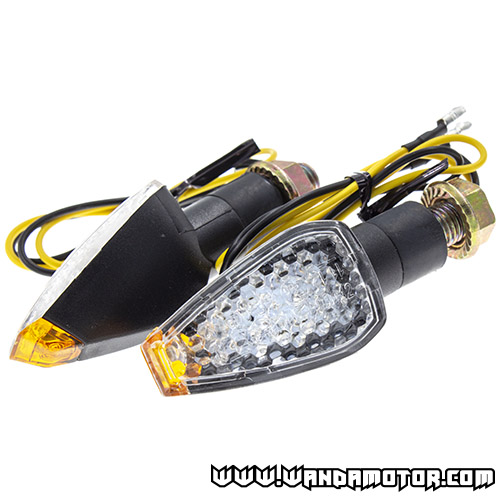 Vilkkupari LED New Century M10 musta